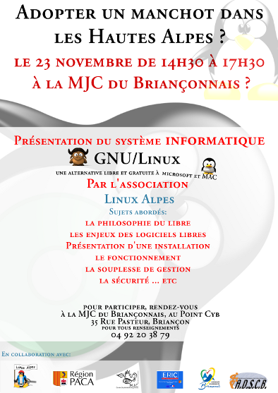 Linux-alpes et la MJC de brianon