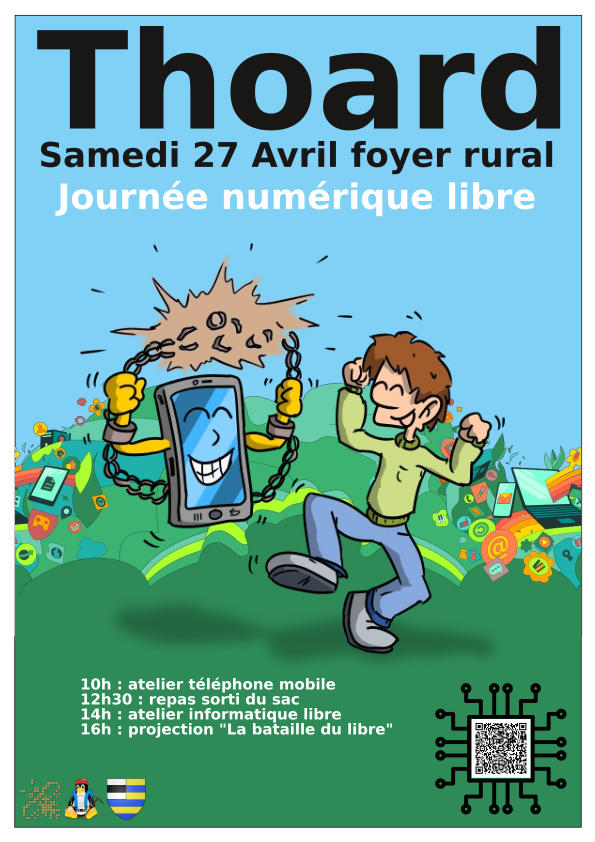 Affiche journée numérique libre